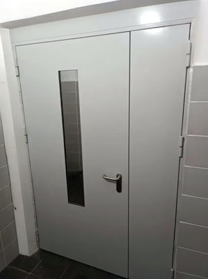 Огнестойкая полуторная дверь